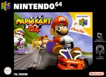 Mario Kart 64 (Europe) box cover front